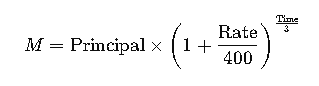 Quarterly Cumulative Deposit Calculator